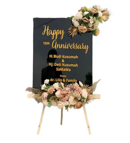 Papan Bunga Akrilik Tiudan