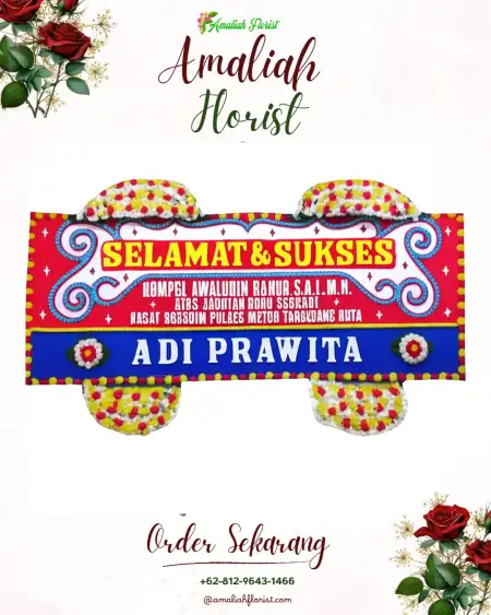 Papan Bunga Ucapan Selamat Tiudan
