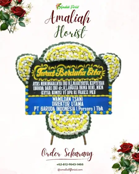 Papan Bunga Duka Tiudan